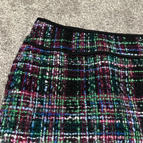 Talbots Multicolor Tweed Pencil Mini Skirt Womens Plus Size 16 Preppy Career Y2K - Picture 3 of 16
